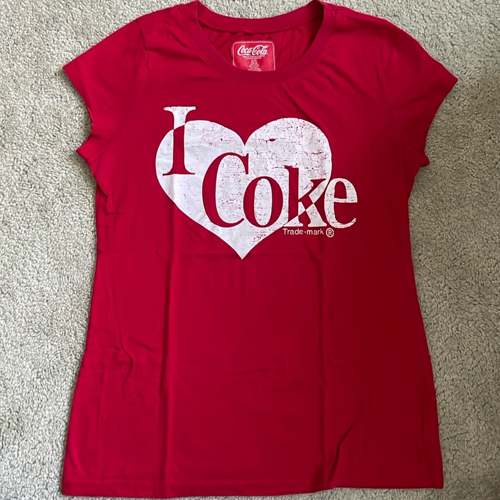 Coca Cola I heart Coke shirt XL